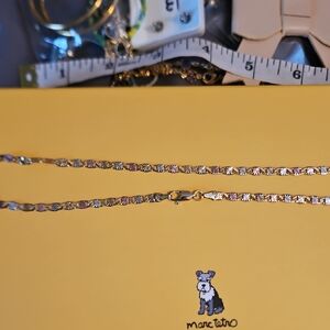 Rose Gold Filled and Silver Chain Necklace